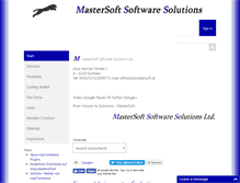 Tablet Screenshot of mastersoft.at