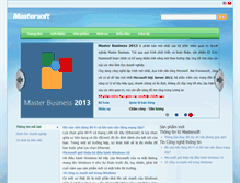 Tablet Screenshot of mastersoft.com.vn