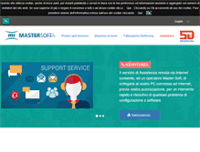 Tablet Screenshot of mastersoft.it